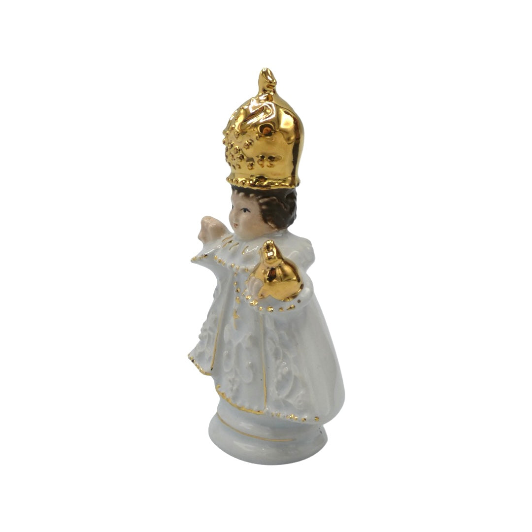 Ceramic Infant Jesus of Prague Statue