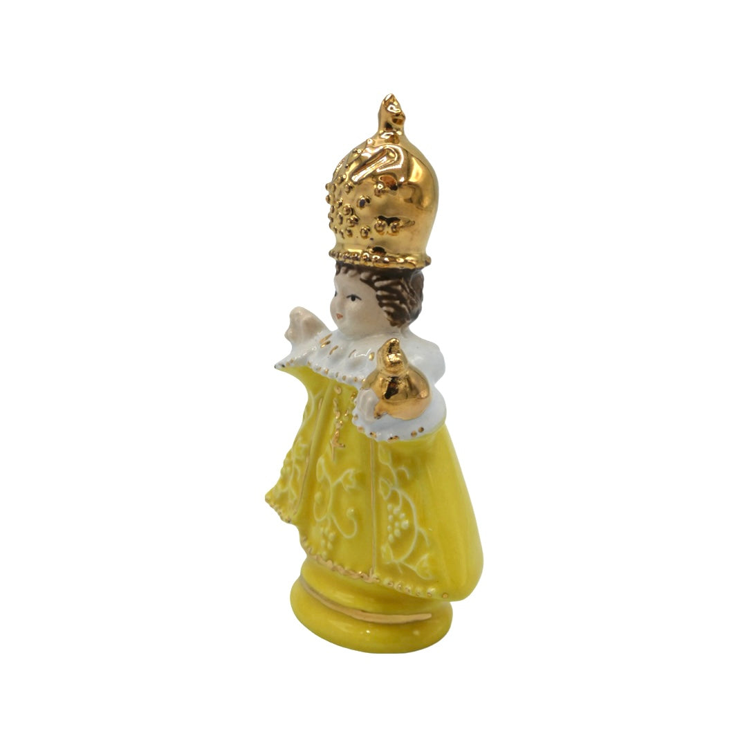 Ceramic Infant Jesus of Prague Statue