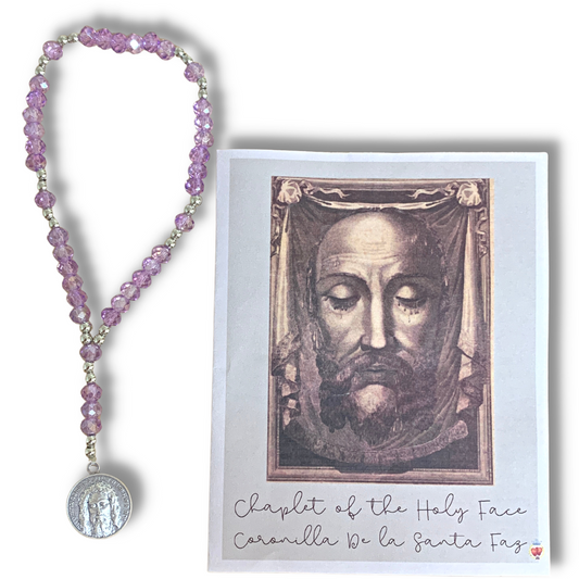 Purple Chaplet of the Holy Face - made by SCTJM