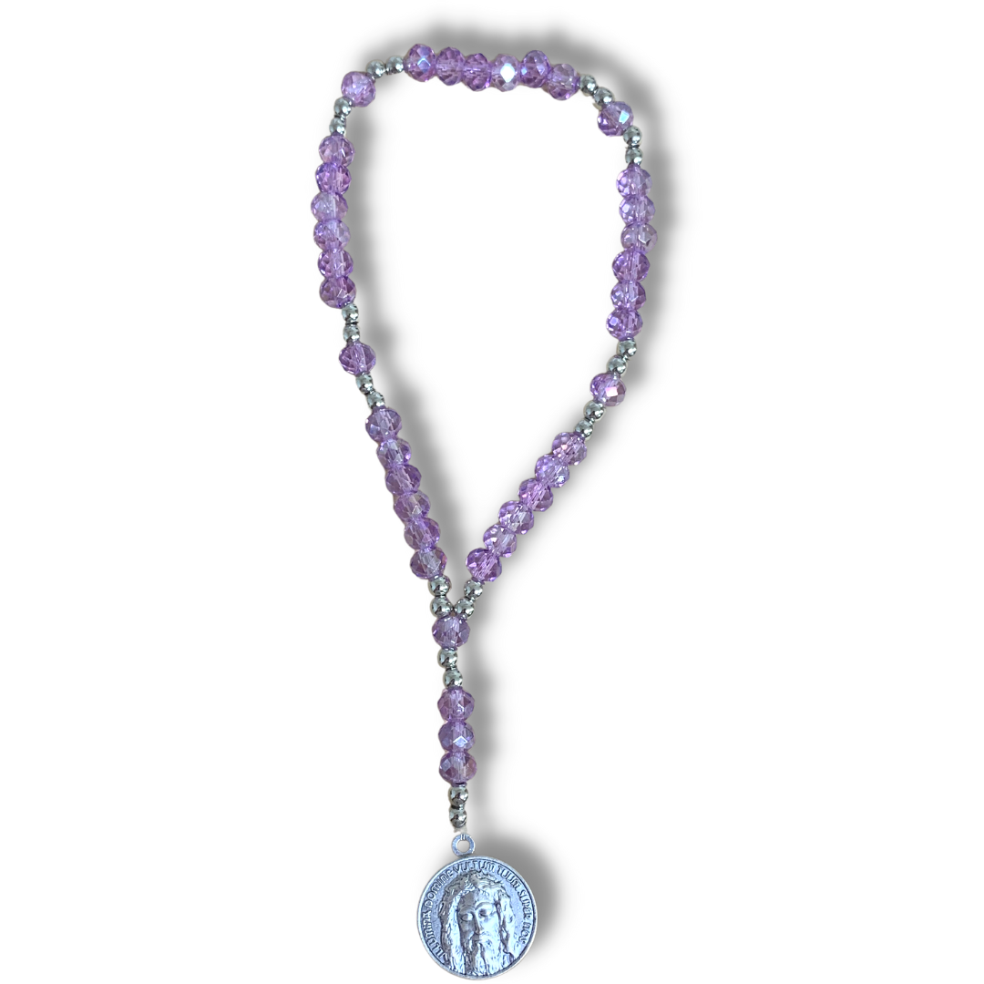 Purple Chaplet of the Holy Face - made by SCTJM
