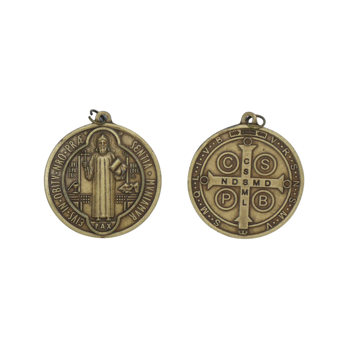 Classic Gold St. Benedict Medal