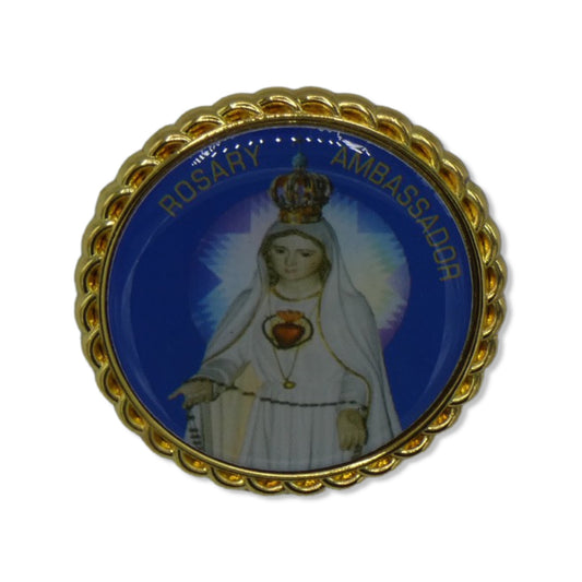 Colored Fatima Pin