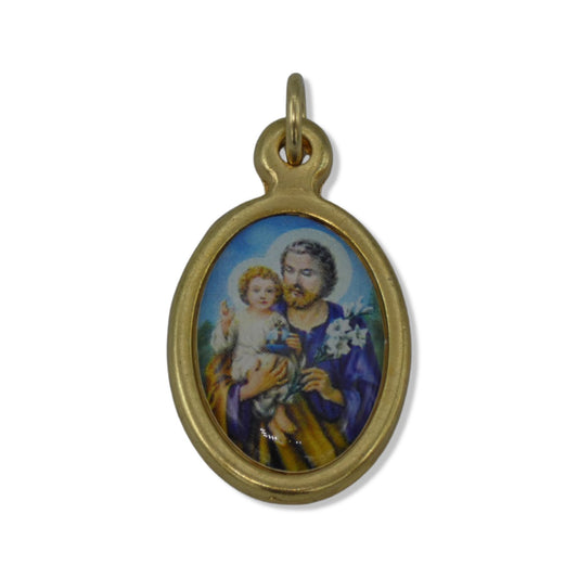 Colored St. Joseph Medal