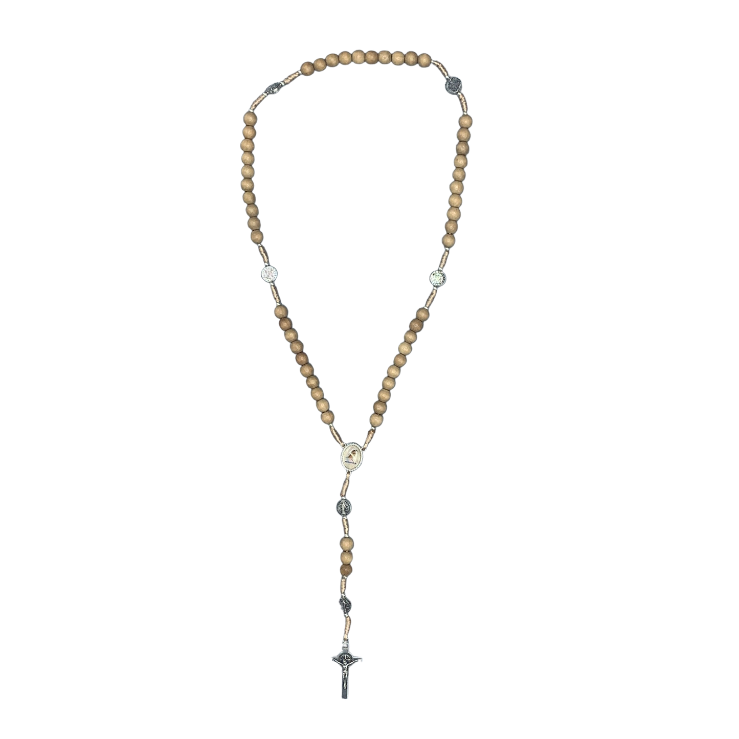 St. Benedict Rosary with Queen of Peace Medal