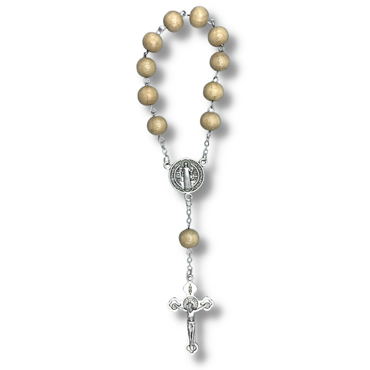 Colored Wooden St. Benedict Decade Rosary