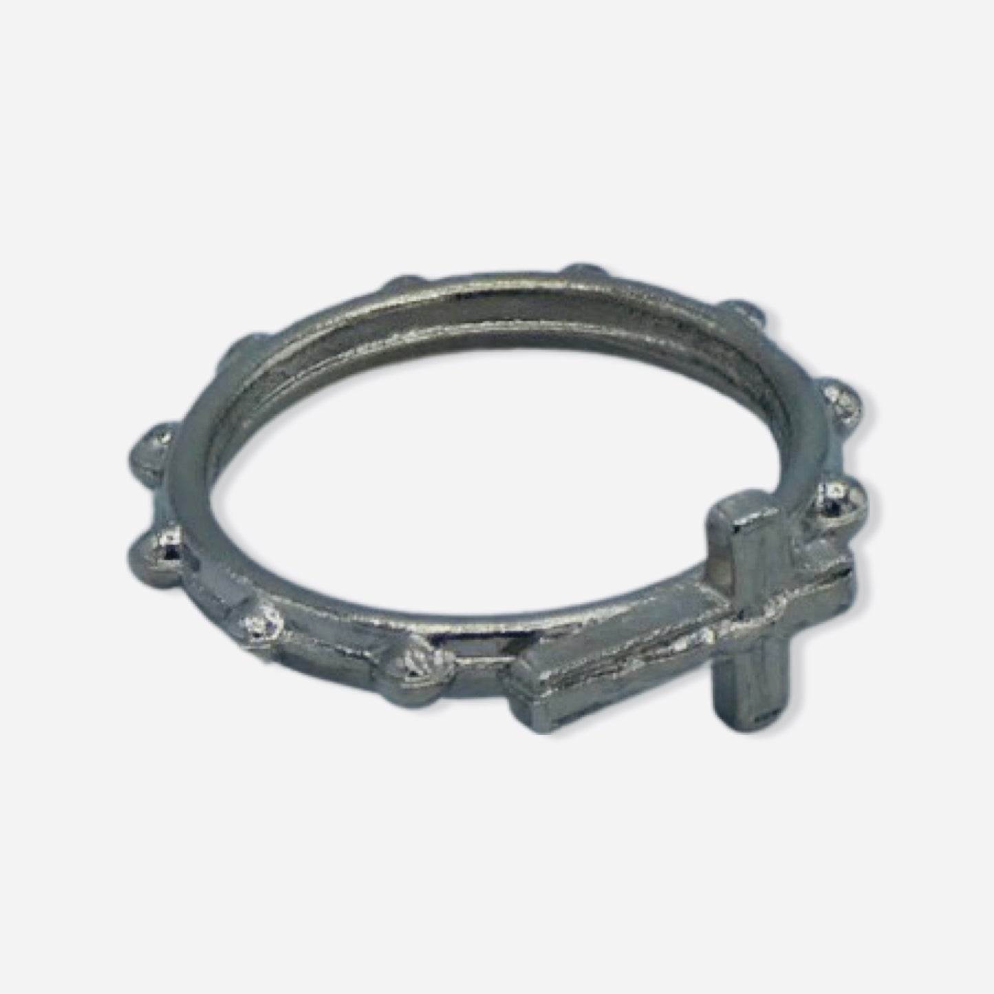 Crucifix Decade Rosary Ring