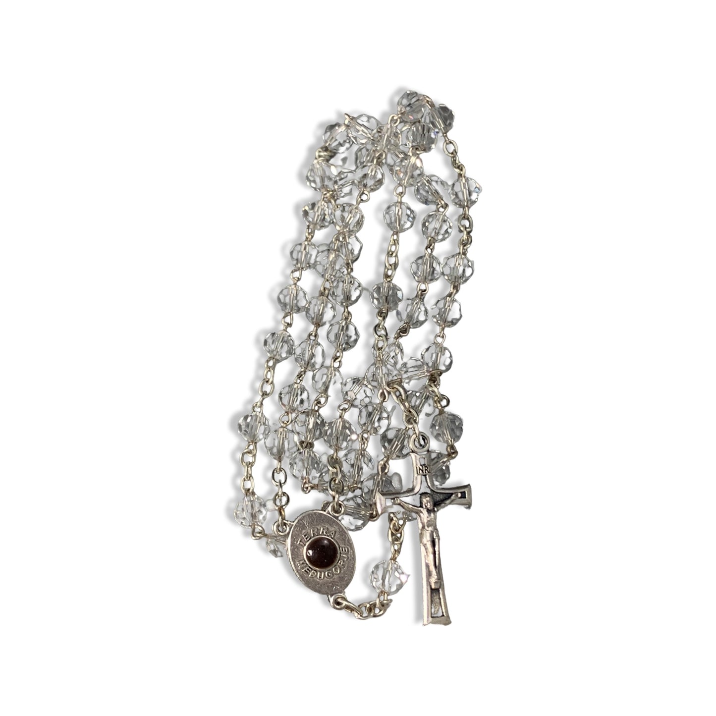 Crystal Beads Queen of Peace Rosary