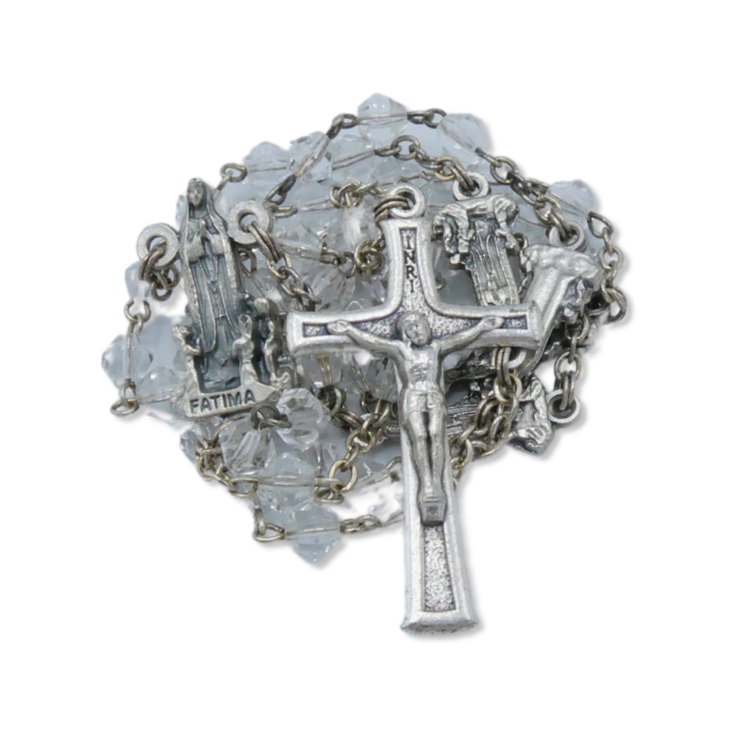 Crystal Fatima Images Rosary