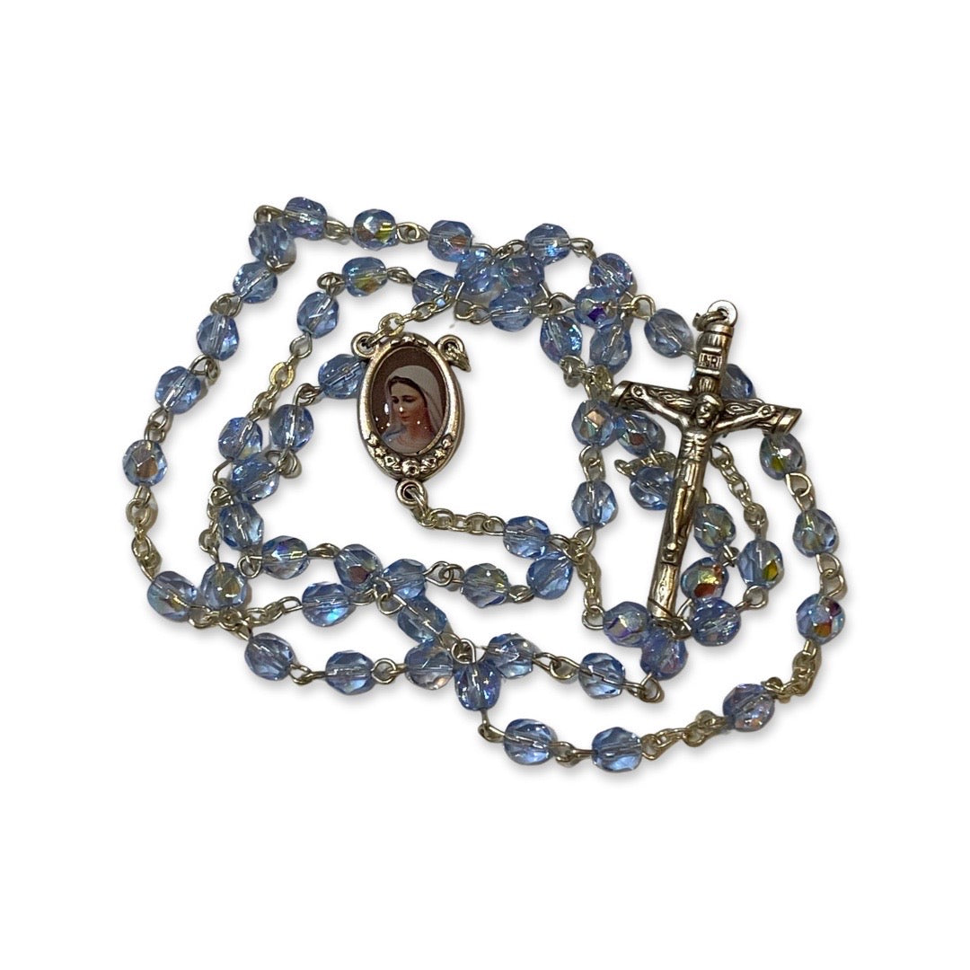 Crystal Queen of Peace Rosary