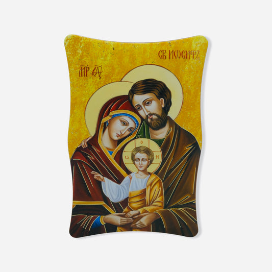 Curved Holy Family Image