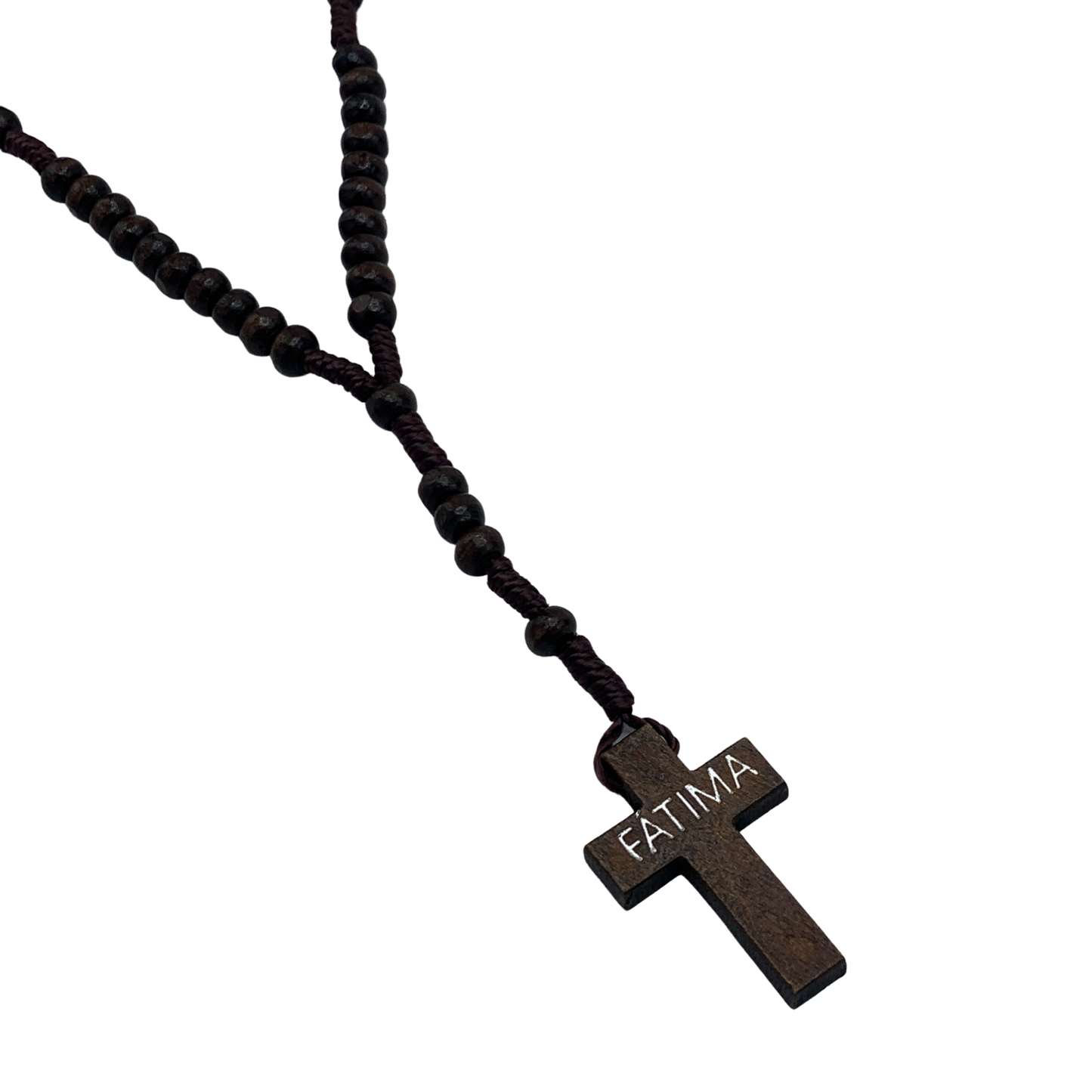 Small Wood Fatima Rosary