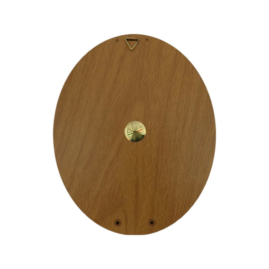 Divine Mercy Plaque with Gold Rim
