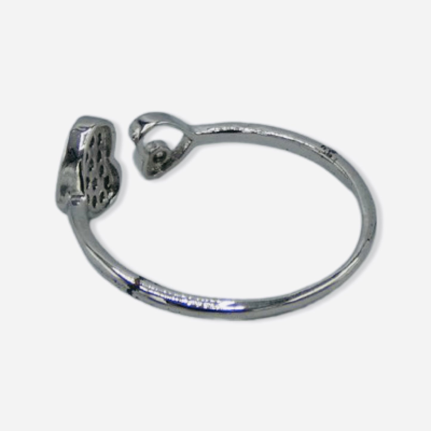 Double Heart Adjustable Ring