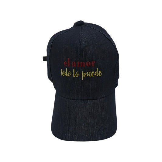 “El Amor Todo lo Puede” Denim Hat