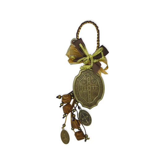 Embellished St. Benedict Door Hanger