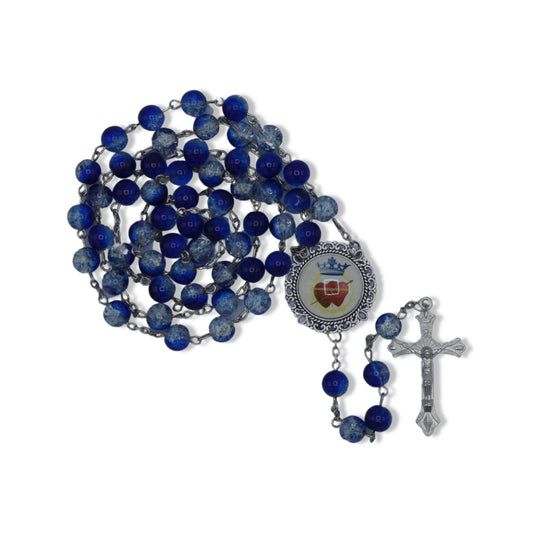 Embellished Two Hearts Rosary
