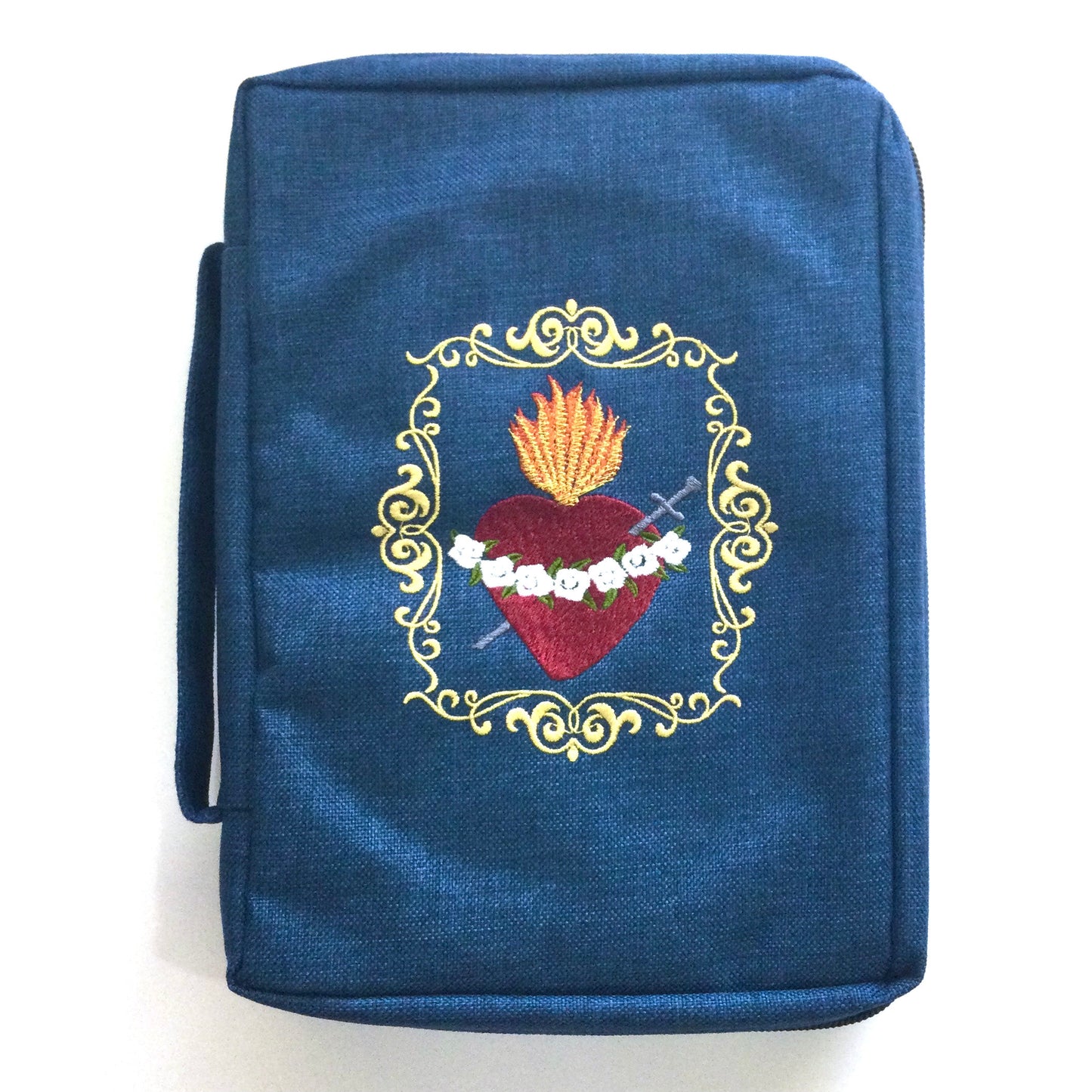 Embroidered Immaculate Heart Bible Cover by SCTJM