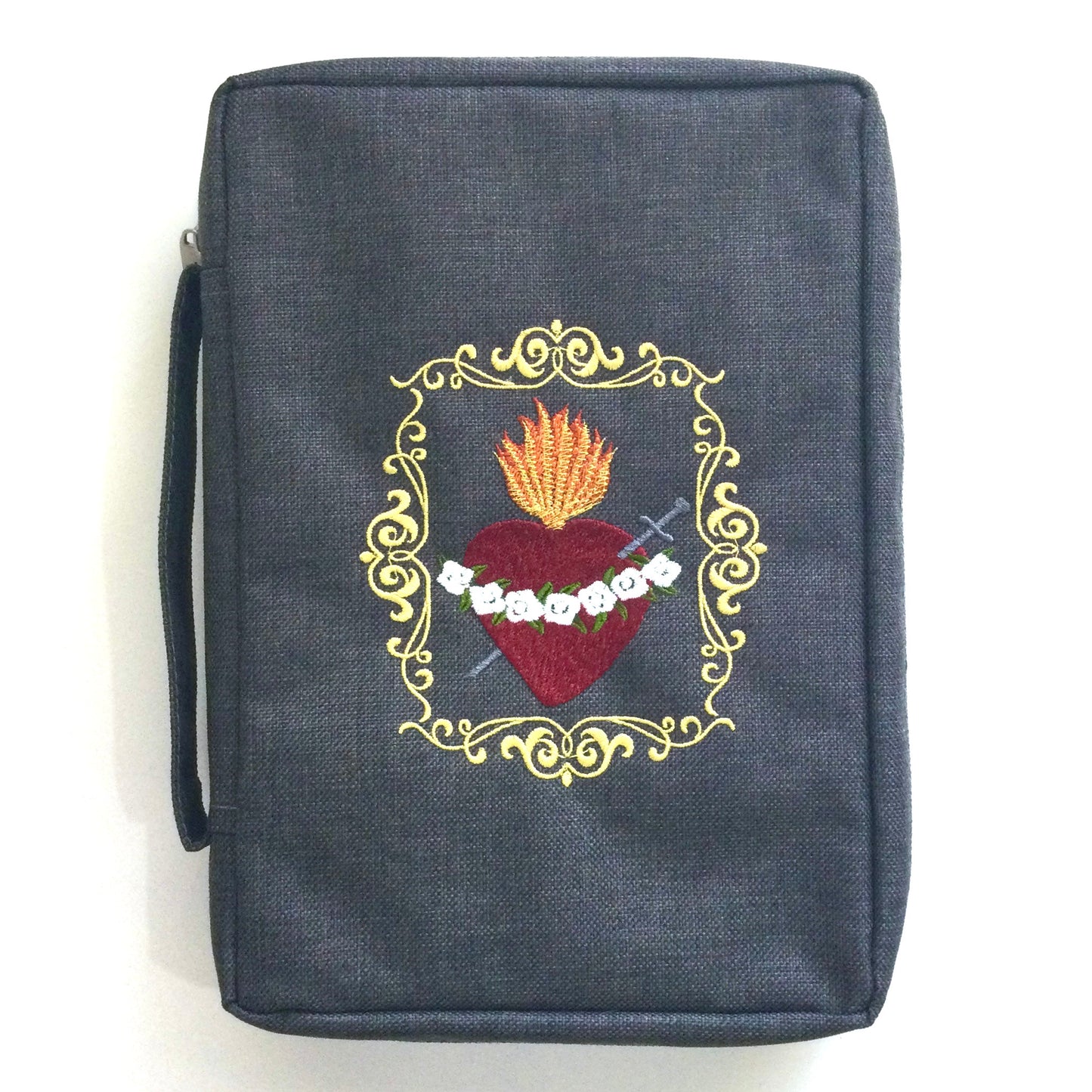 Embroidered Immaculate Heart Bible Cover by SCTJM