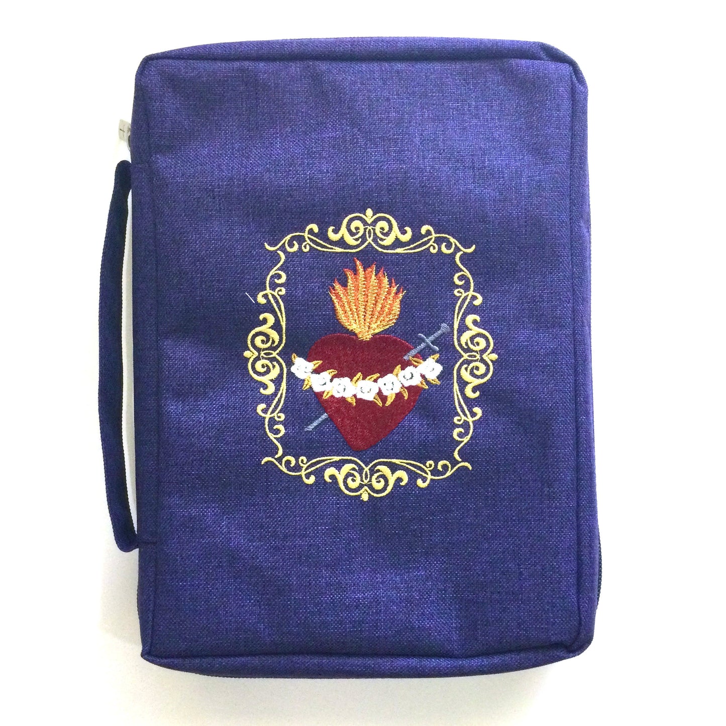 Embroidered Immaculate Heart Bible Cover by SCTJM