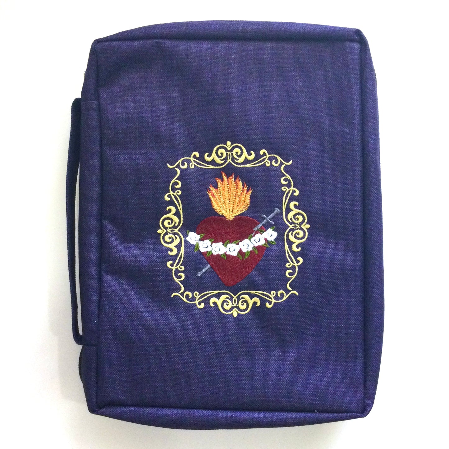 Embroidered Immaculate Heart Bible Cover by SCTJM