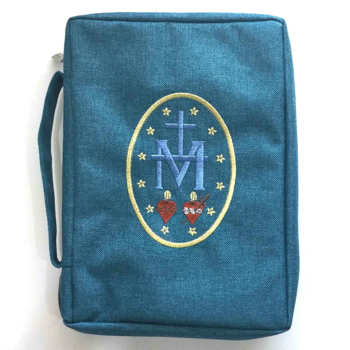 Embroidered Miraculous Medal Bible Cover by SCTJM - coming soon-