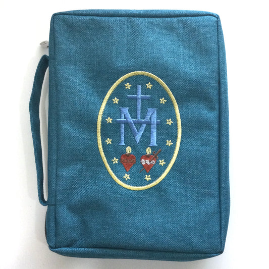 Embroidered Miraculous Medal Bible Cover by SCTJM - coming soon-