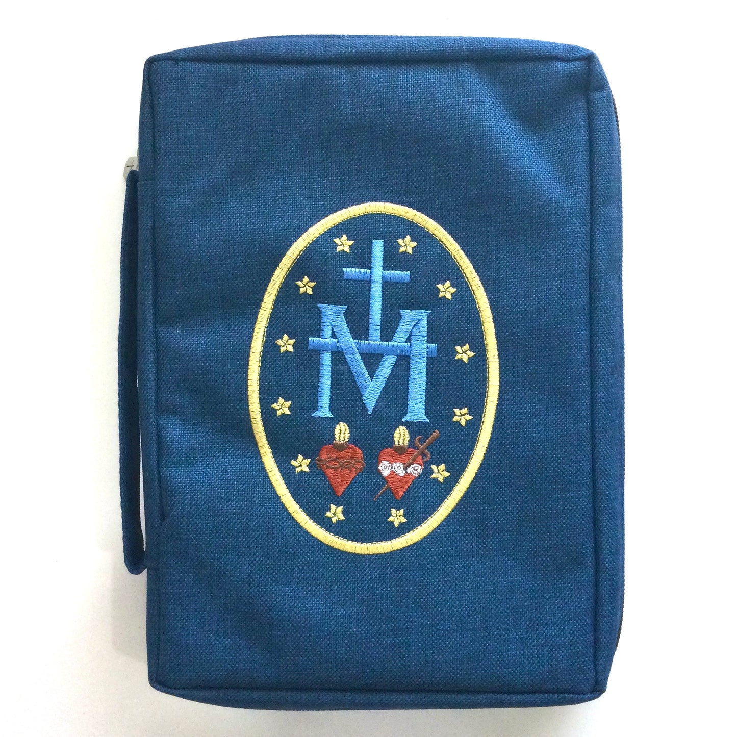 Embroidered Miraculous Medal Bible Cover by SCTJM - coming soon-