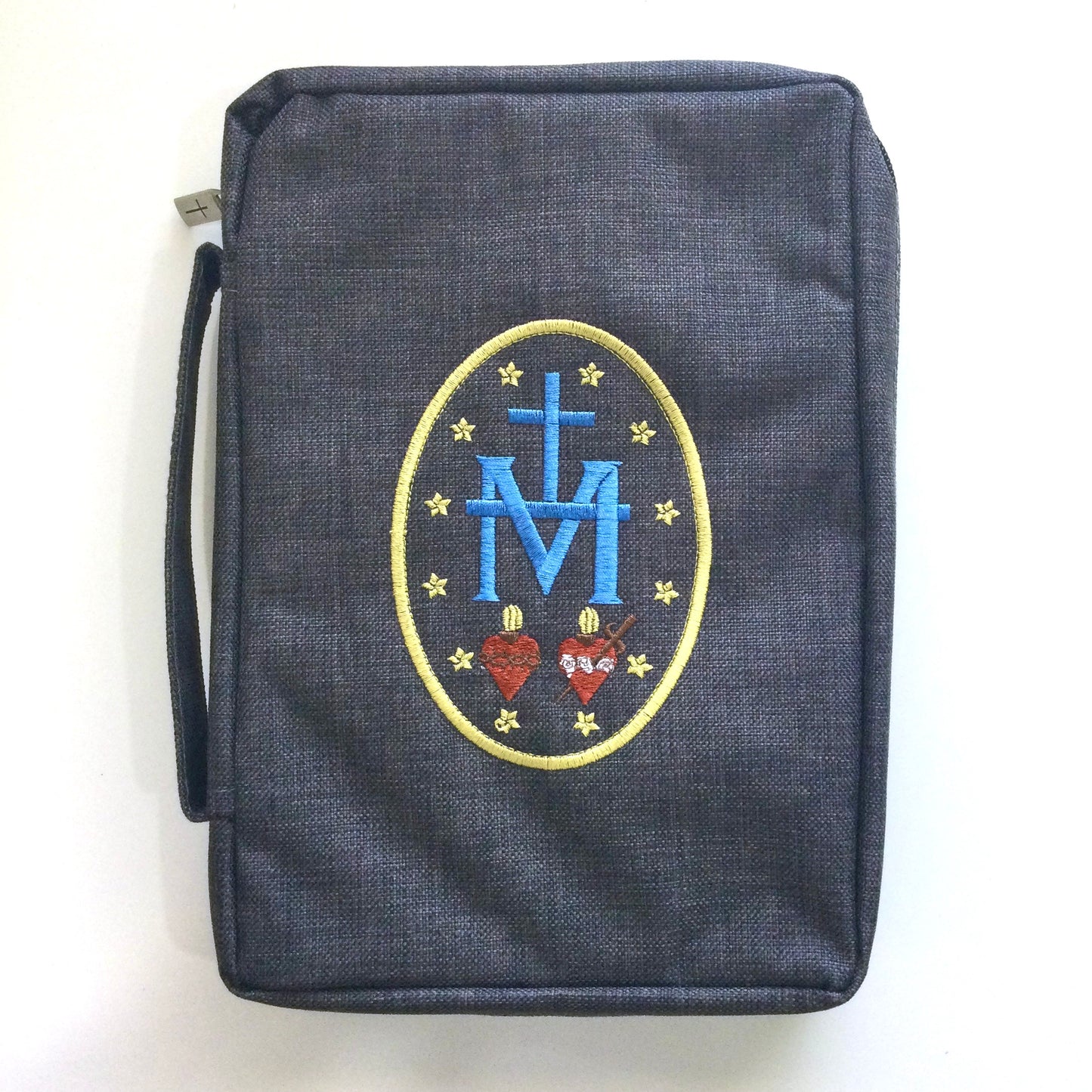 Embroidered Miraculous Medal Bible Cover by SCTJM - coming soon-