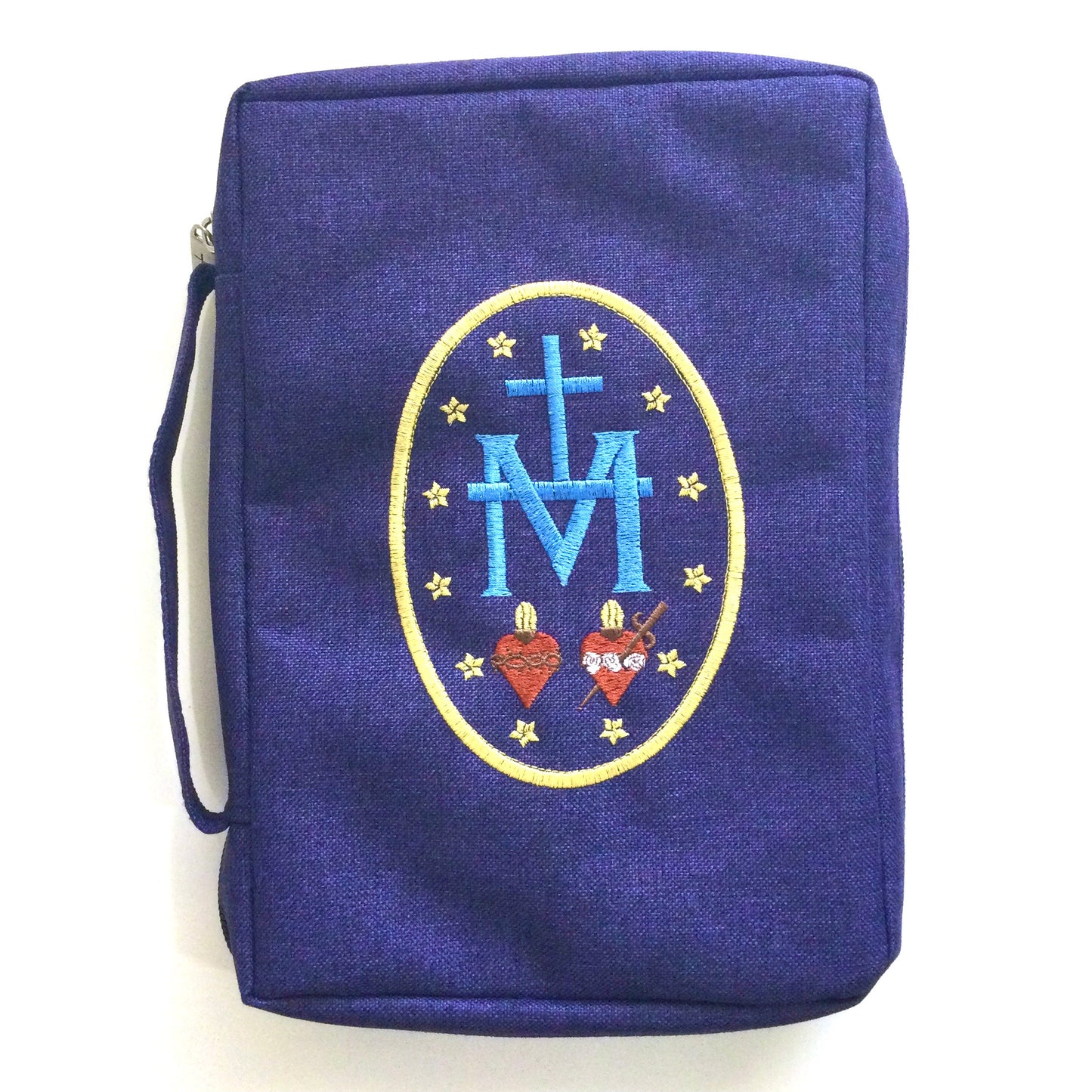 Embroidered Miraculous Medal Bible Cover by SCTJM - coming soon-