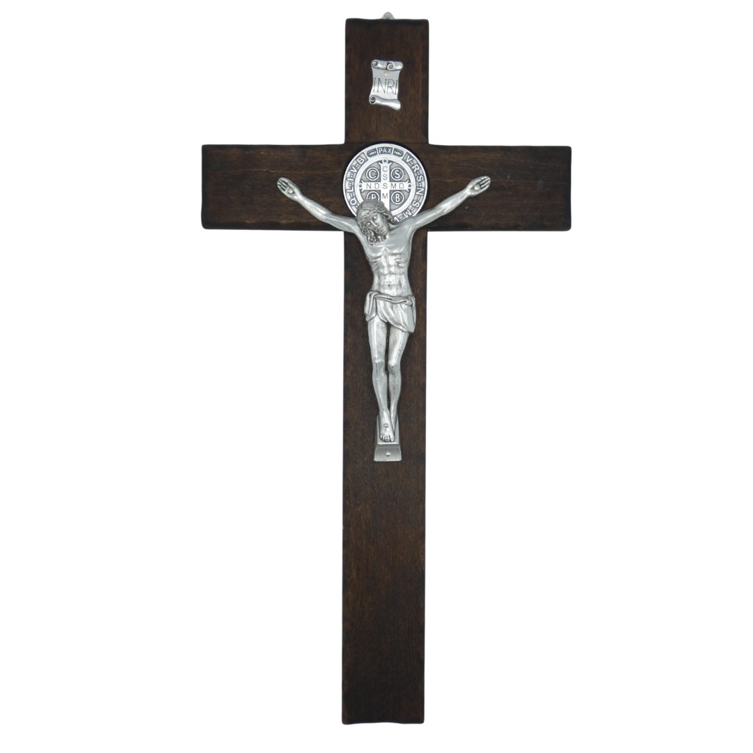 Espresso Colored St. Benedict Crucifix