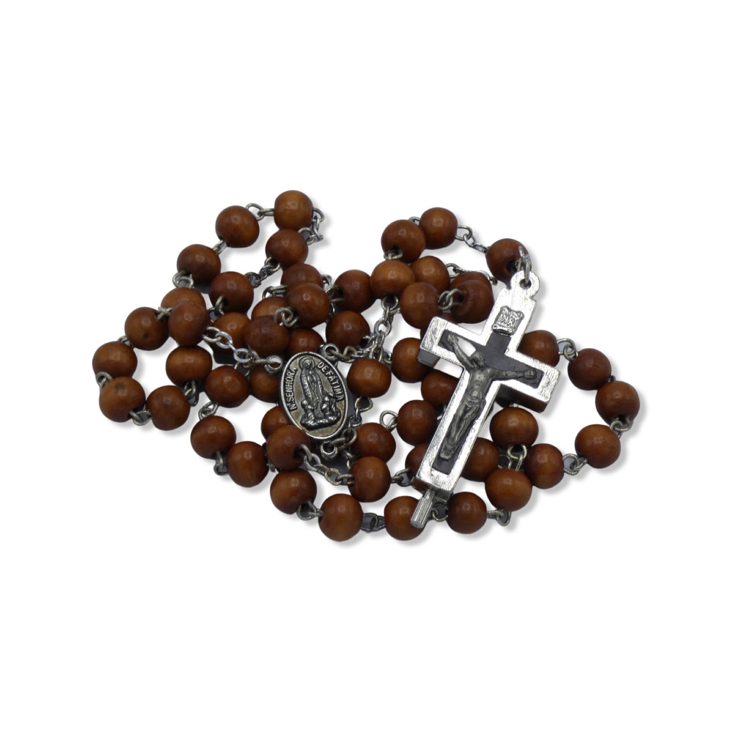 Fatima Rosary with Soil in Crucifix