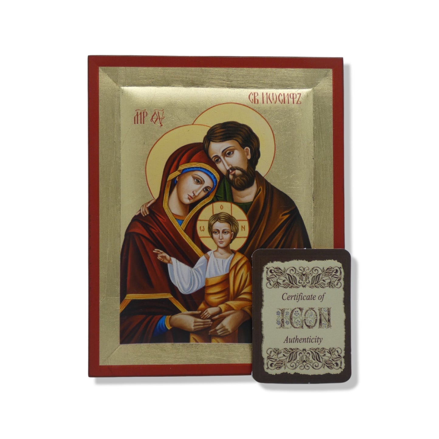 Gold Holy Family Icon