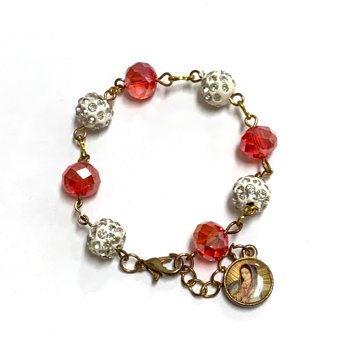 Guadalupe Decade Rosary Bracelet