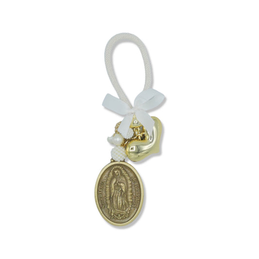 White Guadalupe Door Hanger