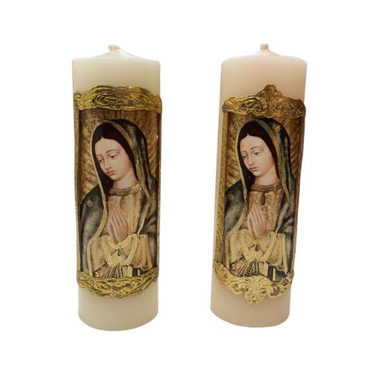 Guadalupe Portrait Candle