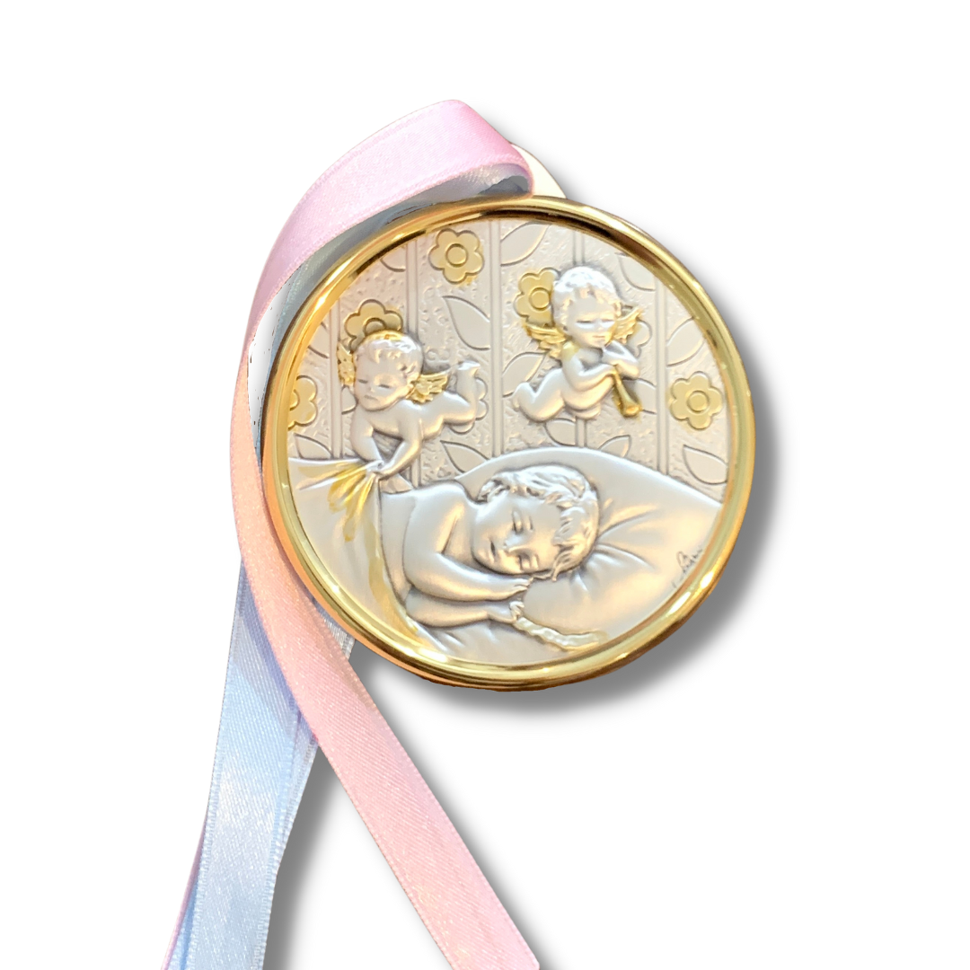 Guardian Angel Baby Crib Medallion Triumph of Love