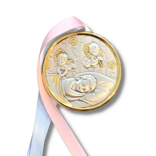 Guardian Angel Baby Crib Medallion
