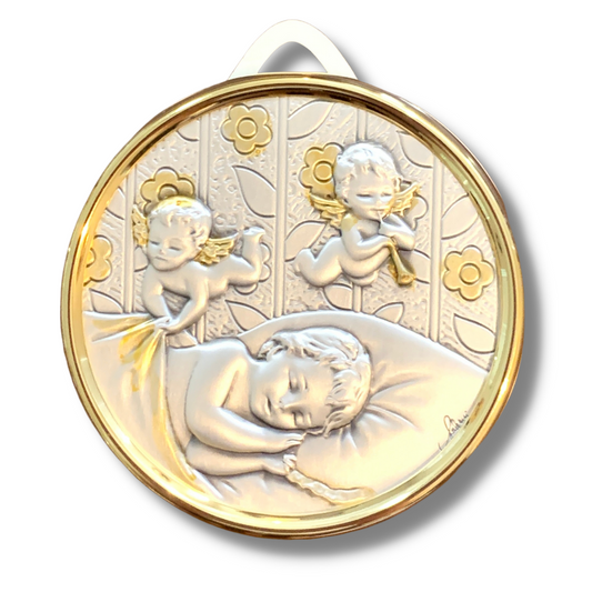 Guardian Angel Baby Crib Medallion