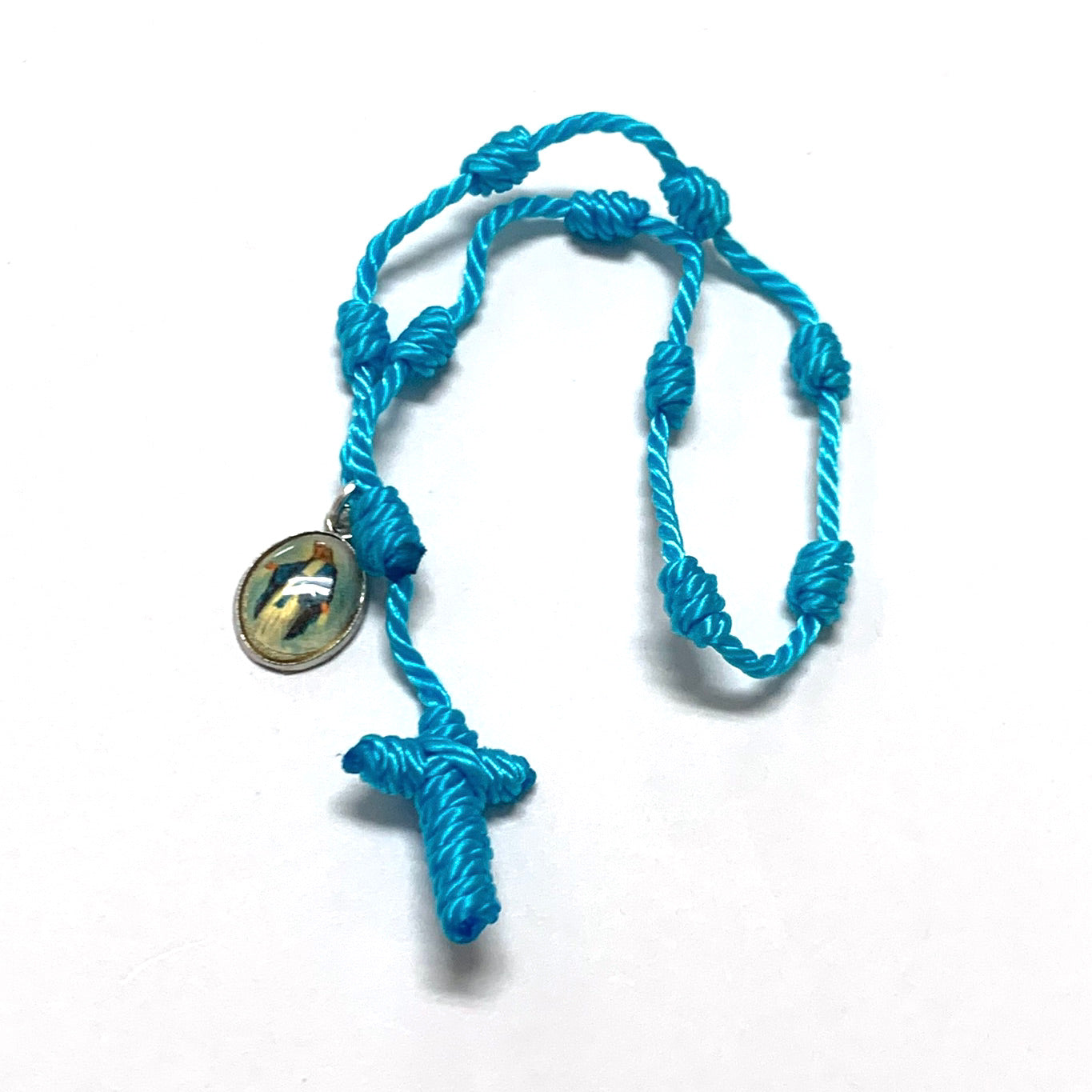 Hand-Made Decade Rosary of Assorted Colors and Medals