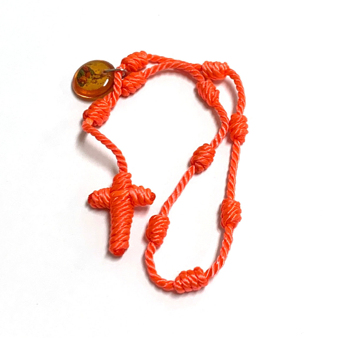 Hand-Made Decade Rosary of Assorted Colors and Medals