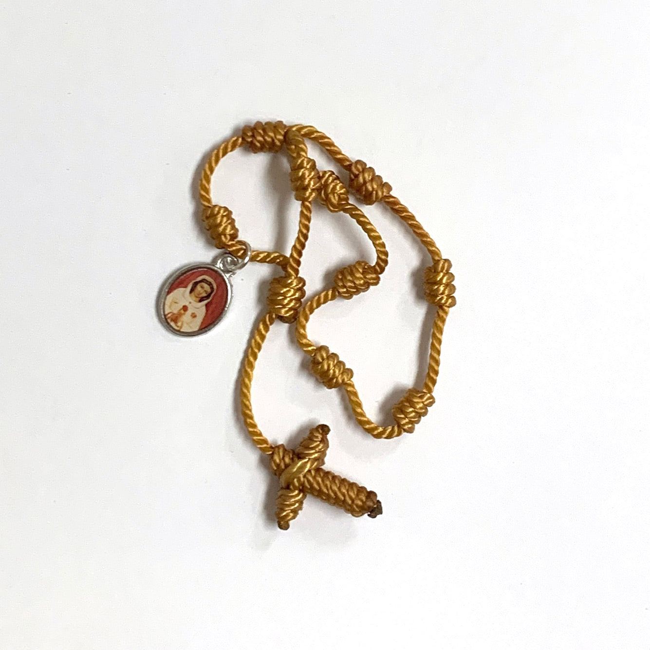 Hand-Made Decade Rosary of Assorted Colors and Medals