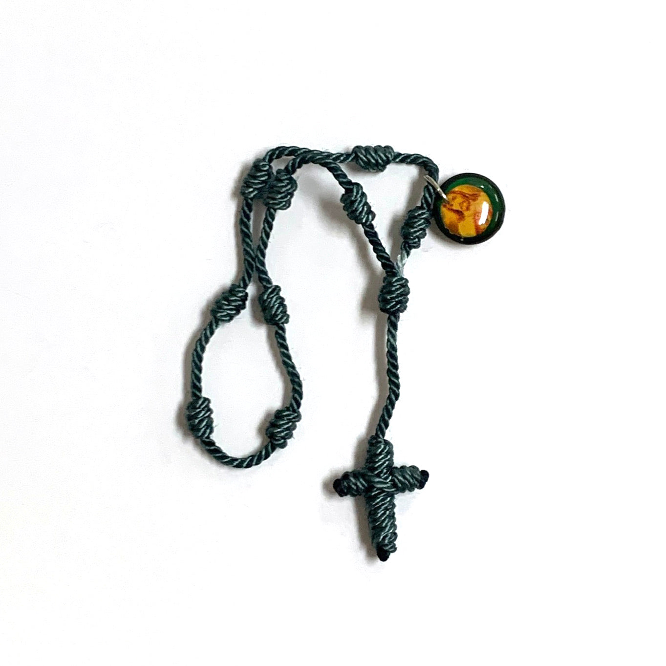 Hand-Made Decade Rosary of Assorted Colors and Medals