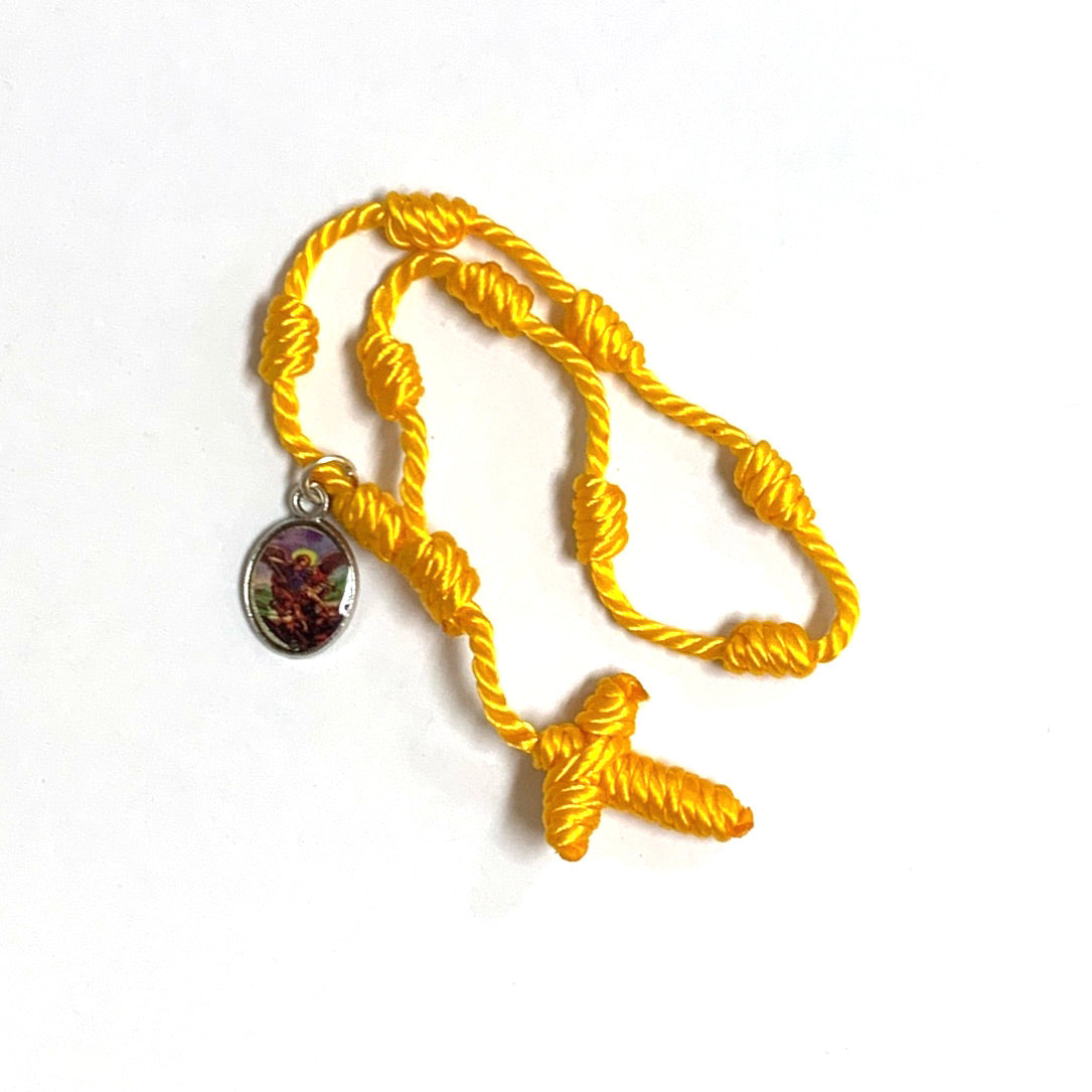 Hand-Made Decade Rosary of Assorted Colors and Medals