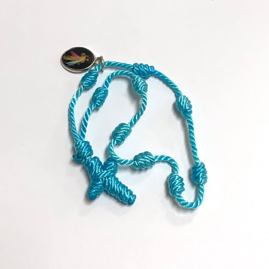 Hand-Made Decade Rosary of Assorted Colors and Medals