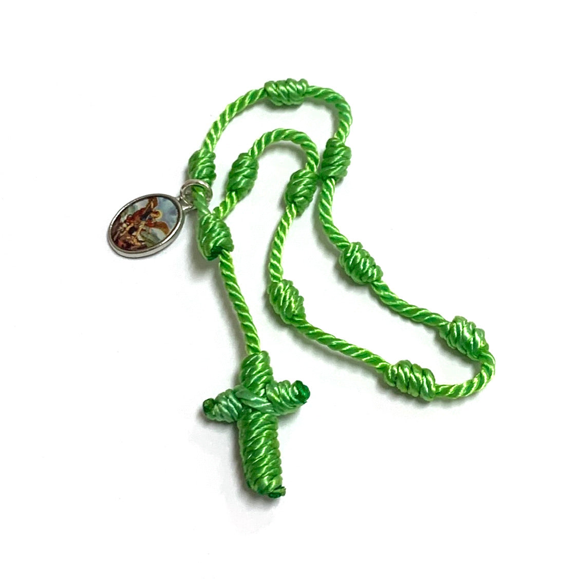 Hand-Made Decade Rosary of Assorted Colors and Medals