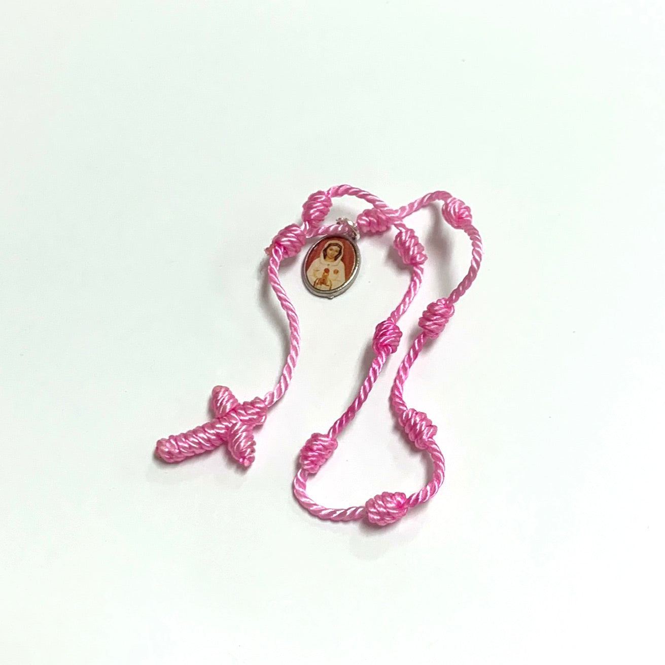Hand-Made Decade Rosary of Assorted Colors and Medals