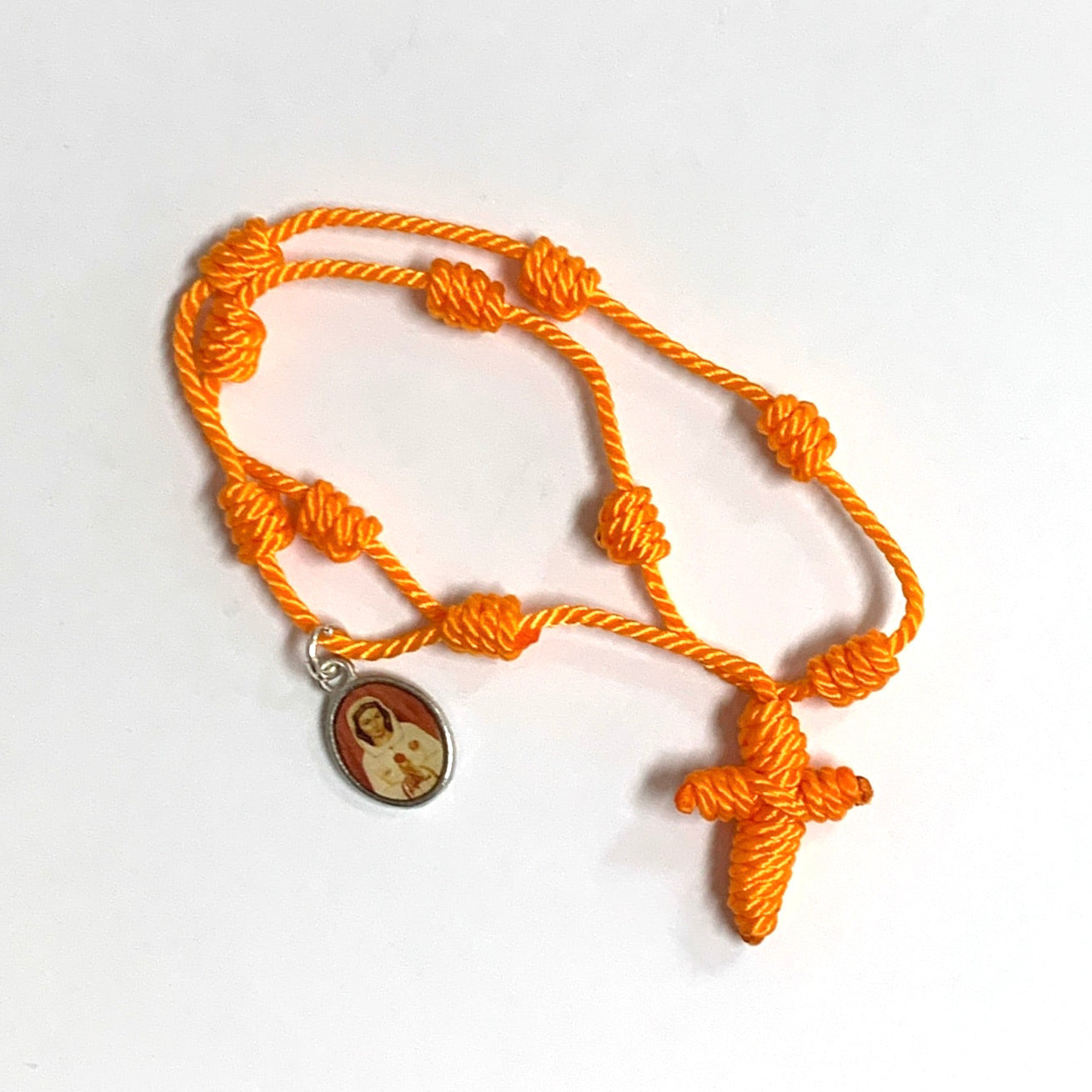 Hand-Made Decade Rosary of Assorted Colors and Medals