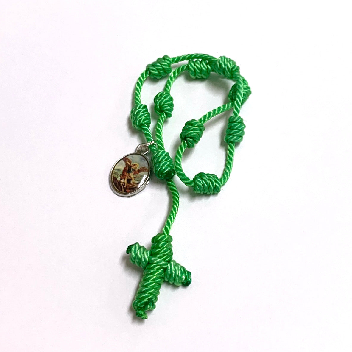 Hand-Made Decade Rosary of Assorted Colors and Medals
