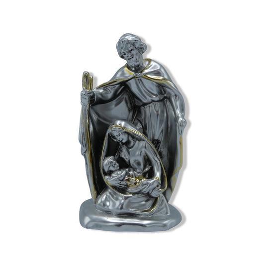 Holy Family Silver Statue