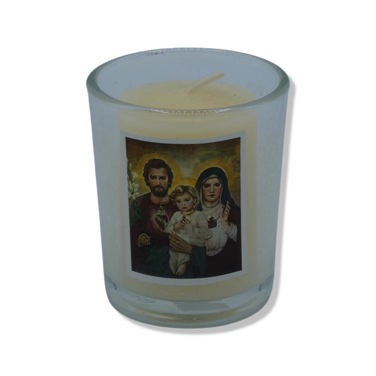 Holy Family Prayer Candle